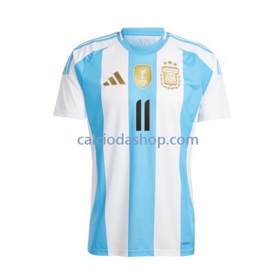 Maglia Argentina Di Maria 11 Gara Home Uomo 2024 MC