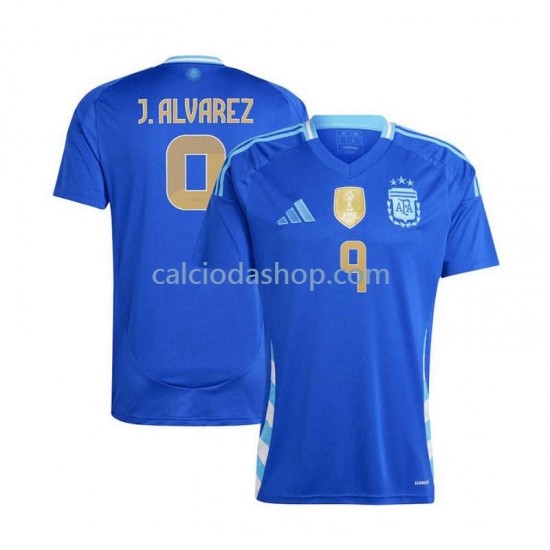 Maglia Argentina Julian Alvarez 9 Gara Away Uomo 2024 MC