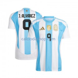 Maglia Argentina Julian Alvarez 9 Gara Home Uomo 2024 MC