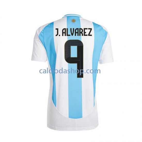 Maglia Argentina Julian Alvarez 9 Gara Home Uomo 2024 MC