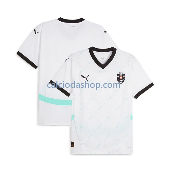 Maglia Austria Gara Away Uomo Euro 2024 MC