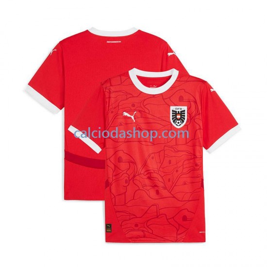 Maglia Austria Gara Home Uomo Euro 2024 MC