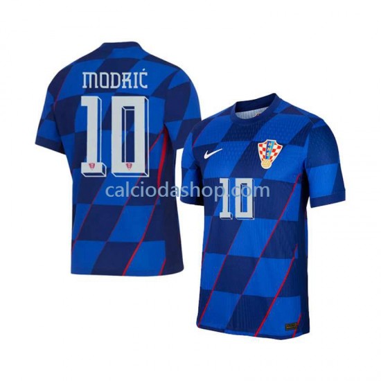 Maglia Croazia Modrić 10 Gara Away Uomo Euro 2024 MC