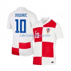 Maglia Croazia Modrić 10 Gara Home Uomo Euro 2024 MC