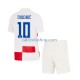 Maglia Croazia Modrić 10 Gara Home Completo Bambino 2-13 Anni Euro 2024 MC