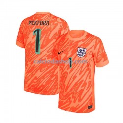 Maglia Portiere Inghilterra Pickford 1 Gara Home Uomo Euro 2024 MC