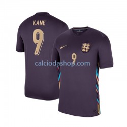 Maglia Inghilterra Harry Kane 9 Gara Away Uomo Euro 2024 MC