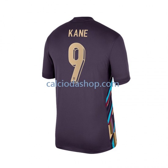 Maglia Inghilterra Harry Kane 9 Gara Away Uomo Euro 2024 MC