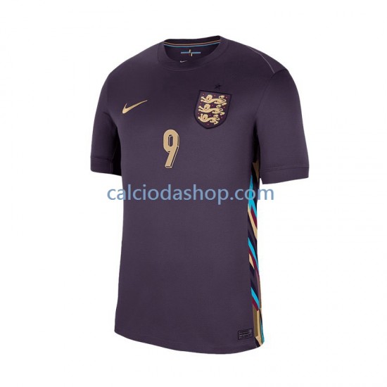 Maglia Inghilterra Harry Kane 9 Gara Away Uomo Euro 2024 MC