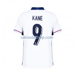 Maglia Inghilterra Harry Kane 9 Gara Home Uomo Euro 2024 MC