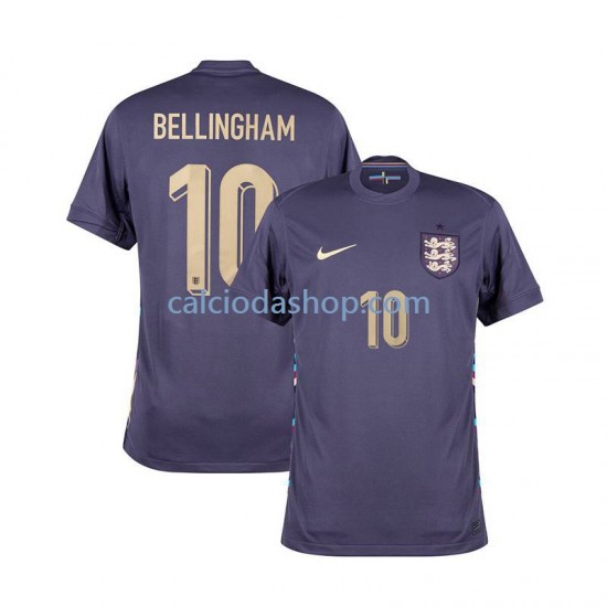 Maglia Inghilterra Jude Bellingham 10 Gara Away Uomo Euro 2024 MC