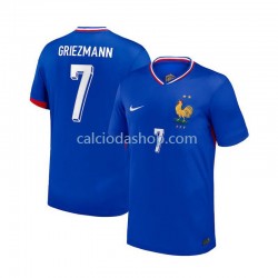 Maglia Francia Antoine Griezmann 7 Gara Home Uomo Euro 2024 MC