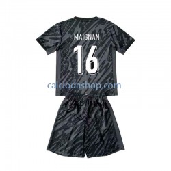 Maglia Portiere Francia Mike Maignan 16 Gara Away Completo Bambino 2-13 Anni Euro 2024 MC