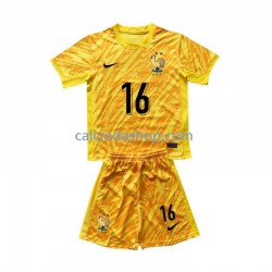 Maglia Portiere Francia Mike Maignan 16 Gara Home Completo Bambino 2-13 Anni Euro 2024 MC