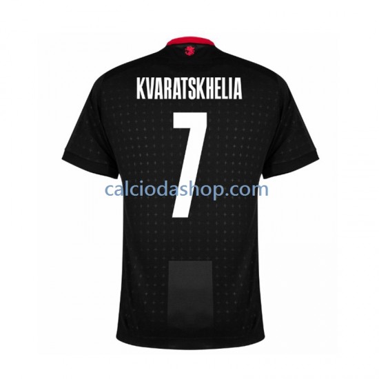 Maglia Georgia Kvaratskhelia 7 Gara Away Uomo Euro 2024 MC