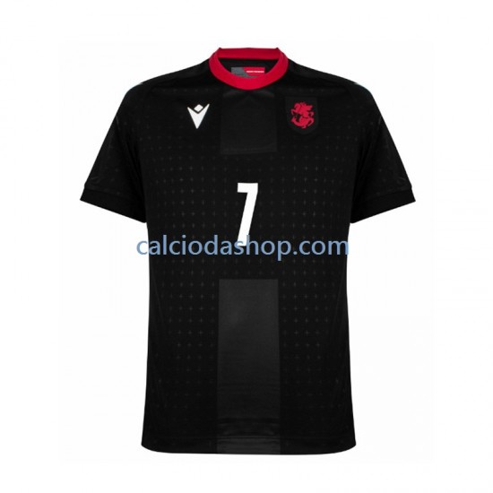 Maglia Georgia Kvaratskhelia 7 Gara Away Uomo Euro 2024 MC