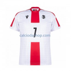 Maglia Georgia Kvaratskhelia 7 Gara Home Uomo Euro 2024 MC