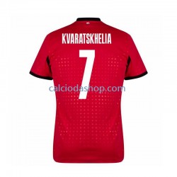 Maglia Georgia Kvaratskhelia 7 Gara Terza Uomo Euro 2024 MC