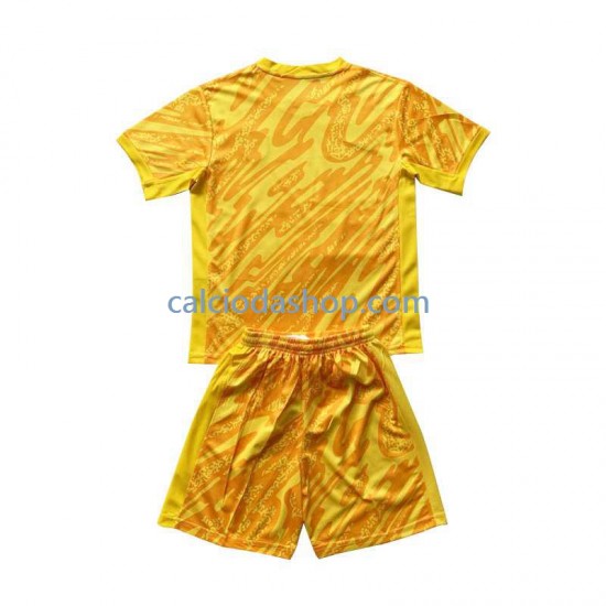 Maglia Portiere Paesi Bassi Gara Away Completo Bambino 2-13 Anni Euro 2024 MC