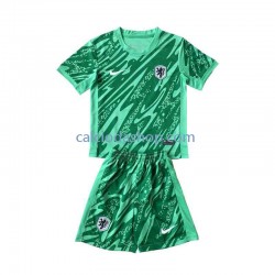 Maglia Portiere Paesi Bassi Gara Home Completo Bambino 2-13 Anni Euro 2024 MC