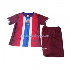 Maglia Norvegia Gara Home Completo Bambino 2-13 Anni 2024 MC