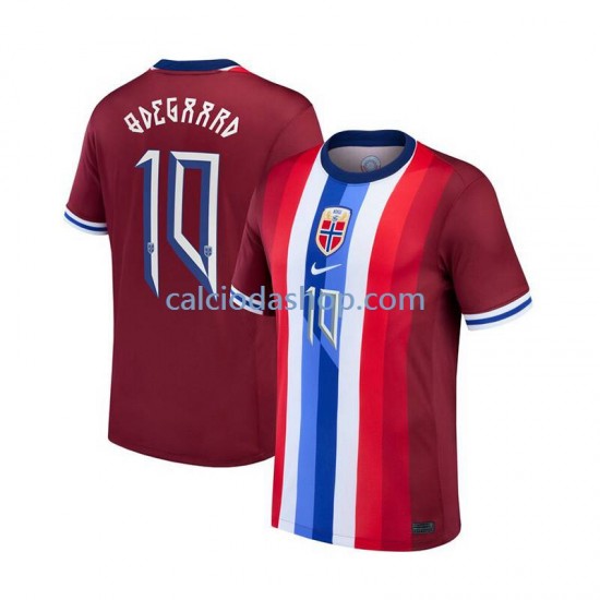 Maglia Norvegia Martin Odegaard 10 Gara Home Uomo 2024 MC