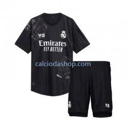 Maglia Portiere Real Madrid Y3 Gara Quarto Completo Bambino 2-13 Anni 2023-2024 MC