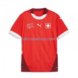 Maglia Svizzera Gara Home Uomo Euro 2024 MC