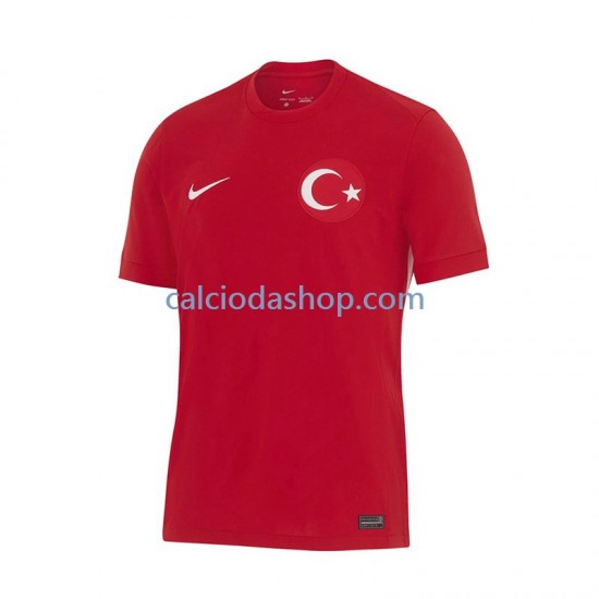 Maglia Turchia Gara Away Uomo Euro 2024 MC