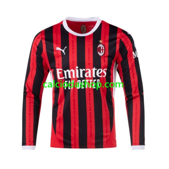 Maglia AC Milan Gara Home Uomo 2024-2025 ML