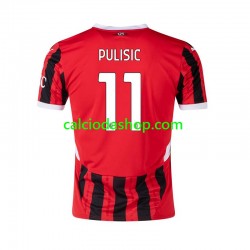 Maglia AC Milan Pulisic 11 Gara Home Uomo 2024-2025 MC