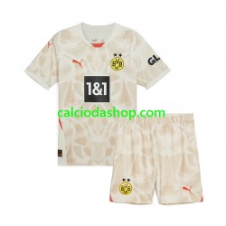 Maglia Portiere Borussia Dortmund Gara Away Completo Bambino 2-13 Anni 2024-2025 MC