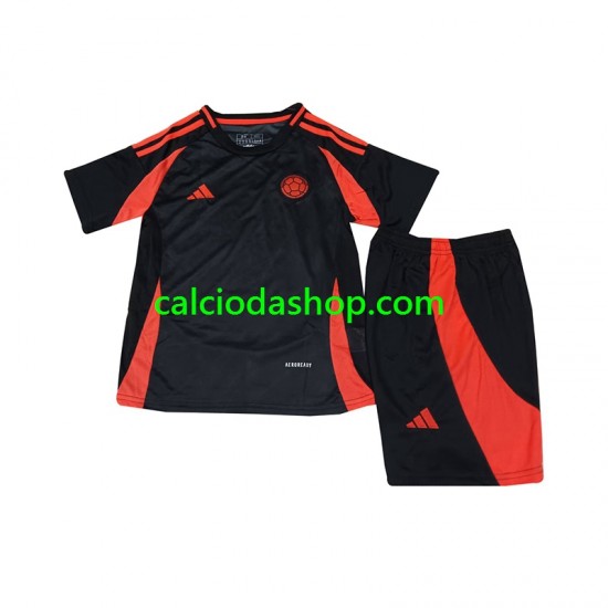 Maglia Colombia Gara Away Completo Bambino 2-13 Anni 2024 MC