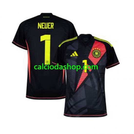 Maglia Portiere Germania Manuel Neuer 1 Gara Home Uomo Euro 2024 MC