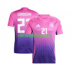 Maglia Germania Ilkay Gundogan 21 Gara Away Uomo Euro 2024 MC