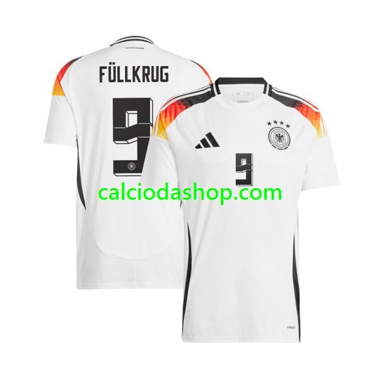 Maglia Germania Niclas Fullkrug 9 Gara Home Uomo Euro 2024 MC