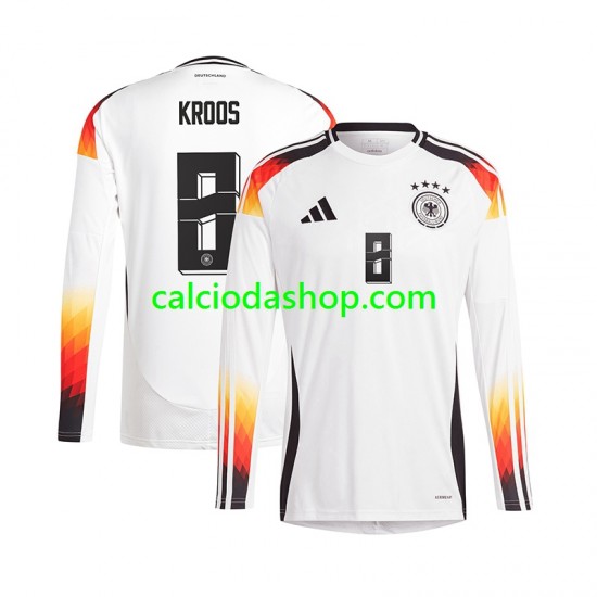 Maglia Germania Toni Kroos 8 Gara Home Uomo Euro 2024 ML