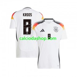 Maglia Germania Toni Kroos 8 Gara Home Uomo Euro 2024 MC