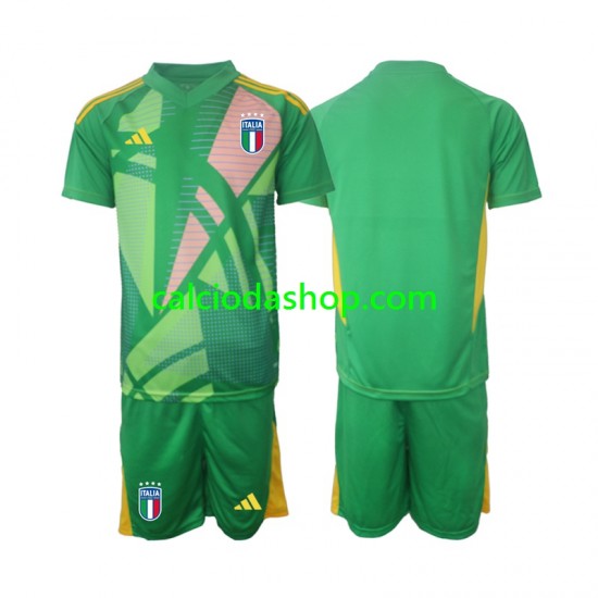 Maglia Portiere Italia Gara Away Completo Bambino 2-13 Anni Euro 2024 MC