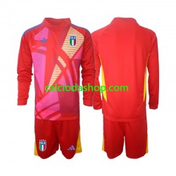 Maglia Portiere Italia Gara Terza Completo Bambino 2-13 Anni Euro 2024 ML