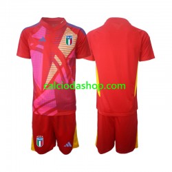 Maglia Portiere Italia Gara Terza Completo Bambino 2-13 Anni Euro 2024 MC