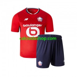 Maglia LOSC Lille Gara Home Completo Bambino 2-13 Anni 2024-2025 MC