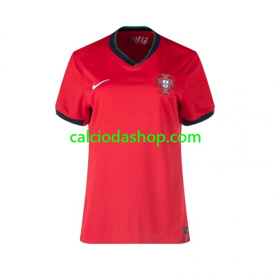 Maglia Portogallo Gara Home Donna Euro 2024 MC