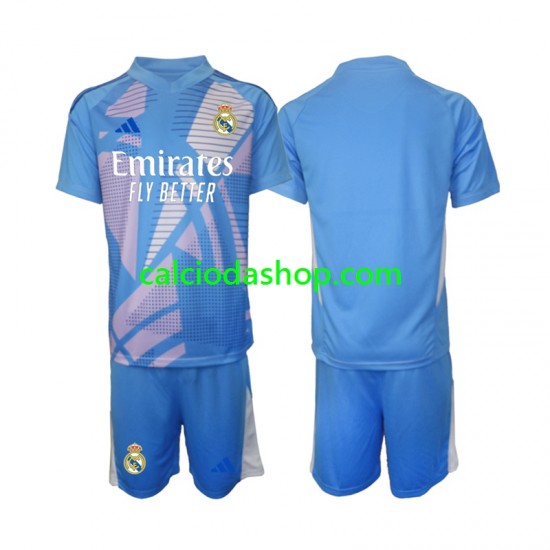 Maglia Portiere Real Madrid Gara Home Completo Bambino 2-13 Anni 2024-2025 MC