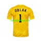 Maglia Portiere Slovenia Jan Oblak 1 Gara Home Uomo Euro 2024 MC