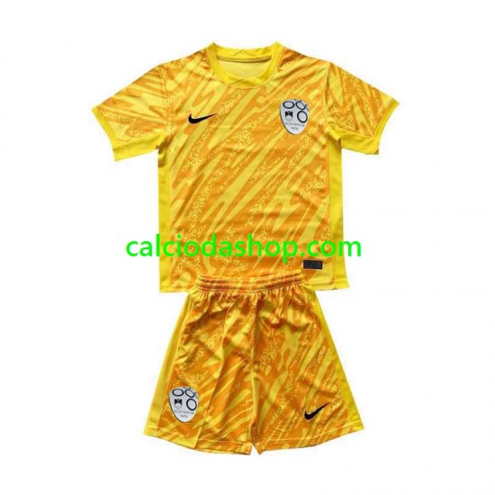 Maglia Portiere Slovenia Gara Home Completo Bambino 2-13 Anni Euro 2024 MC