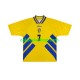 Maglia Svezia Henrik Larsson 7 Retro Gara Home Uomo 1994 MC