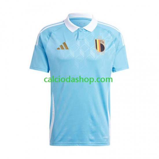 Maglia Belgio Gara Away Uomo Euro 2024 MC