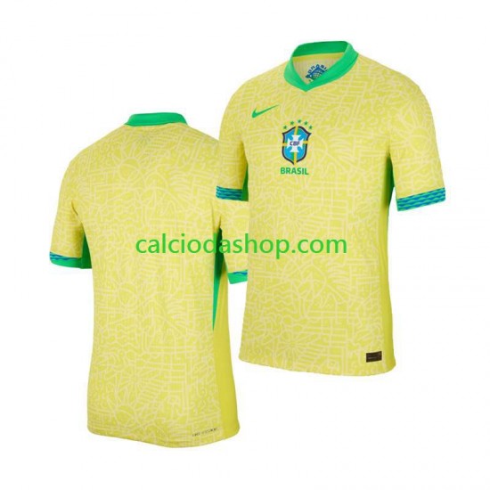 Maglia Brasile Gara Home Uomo Copa America 2024 MC