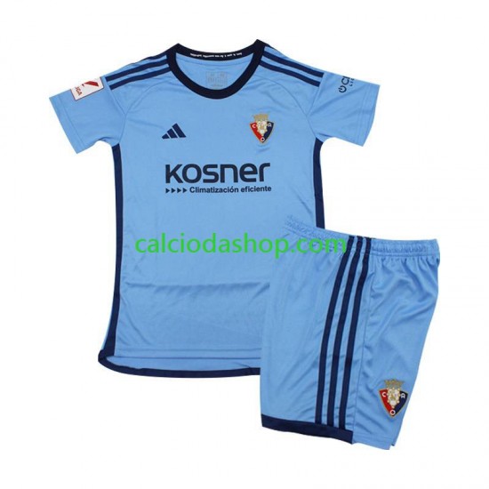 Maglia CA Osasuna Gara Away Completo Bambino 2-13 Anni 2023-2024 MC